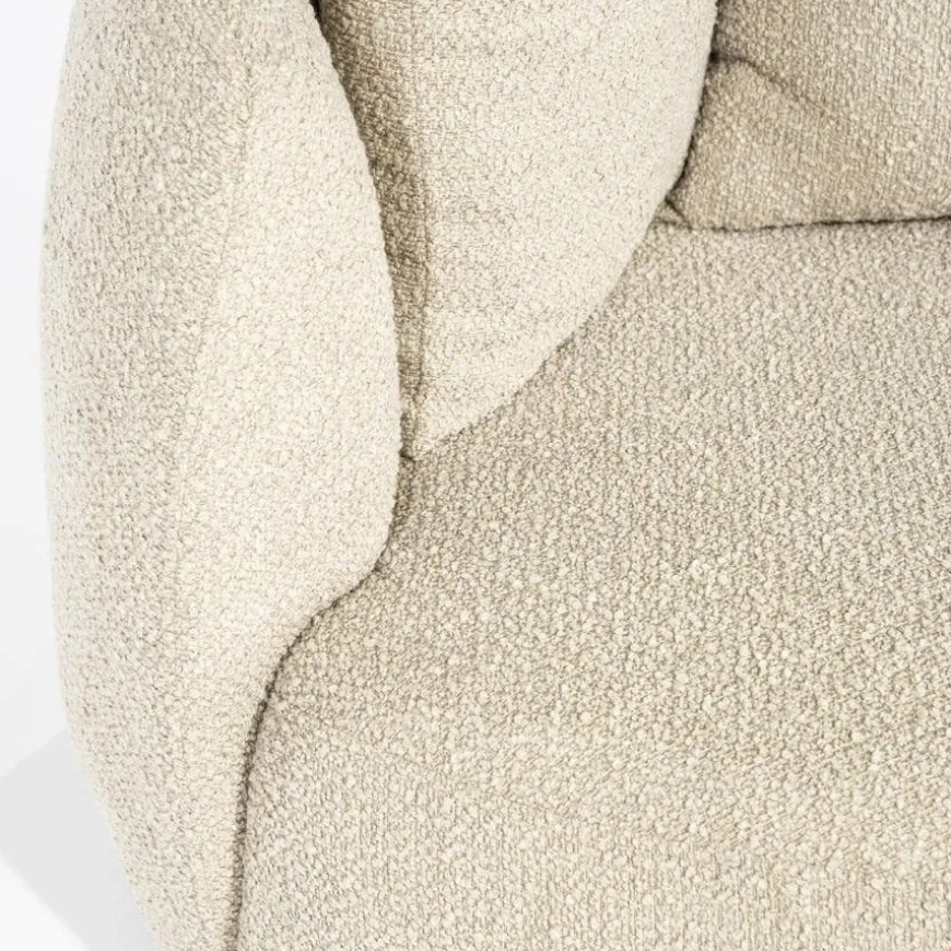 Eleonora Fauteuil Louis met kussen - zand Spark