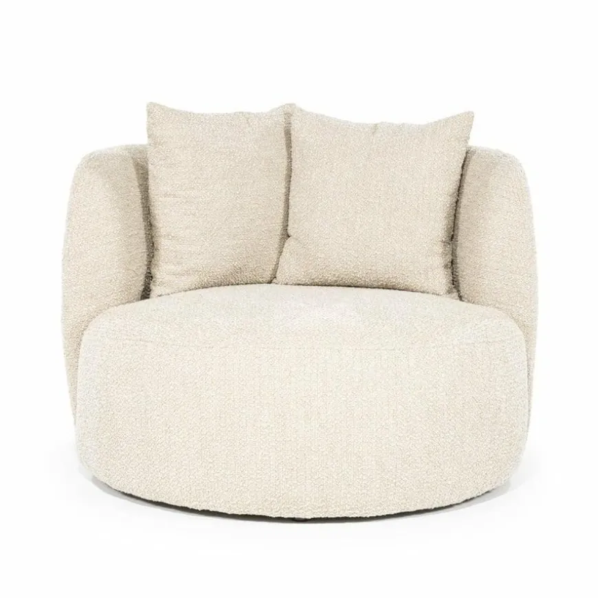 Eleonora Fauteuil Louis met kussen - zand Spark