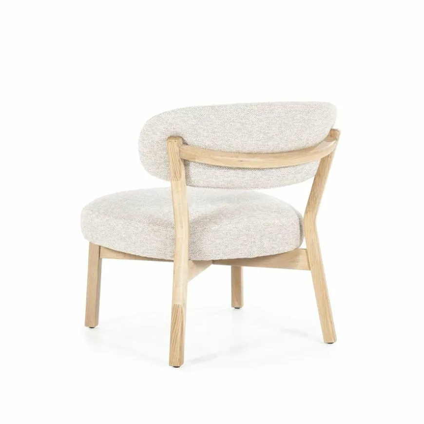 Eleonora Fauteuil Mikky naturel - taupe Moon