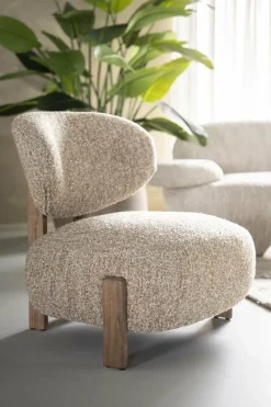Eleonora Fauteuil Reza bruin - beige Bay