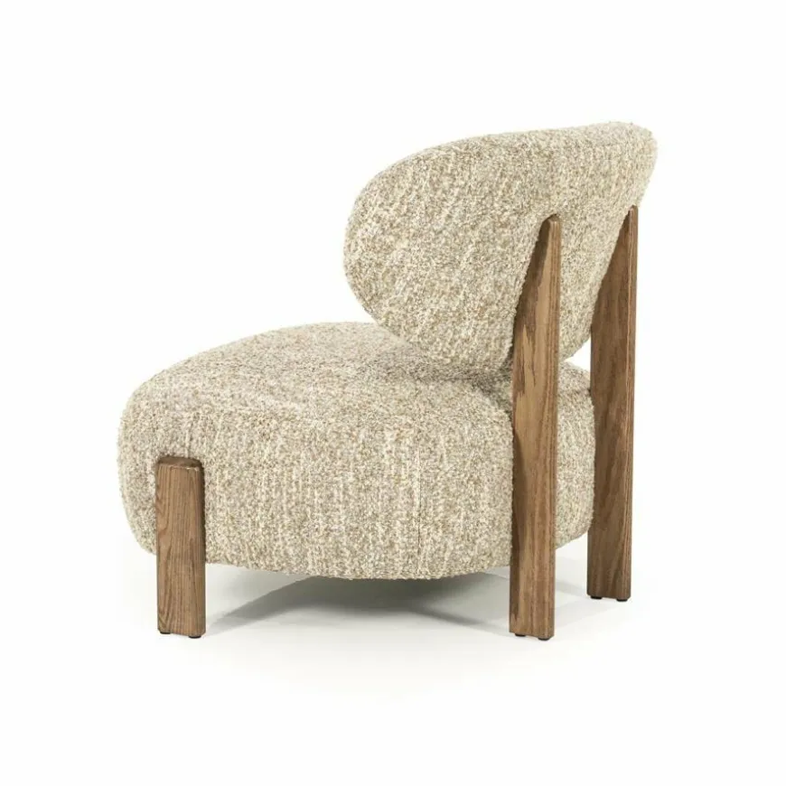 Eleonora Fauteuil Reza bruin - beige Bay