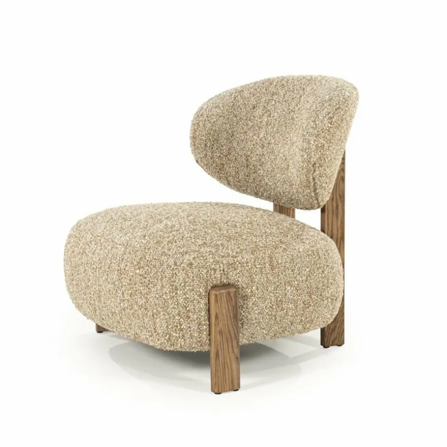 Eleonora Fauteuil Reza bruin - taupe Bay
