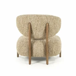 Eleonora Fauteuil Reza bruin - taupe Bay