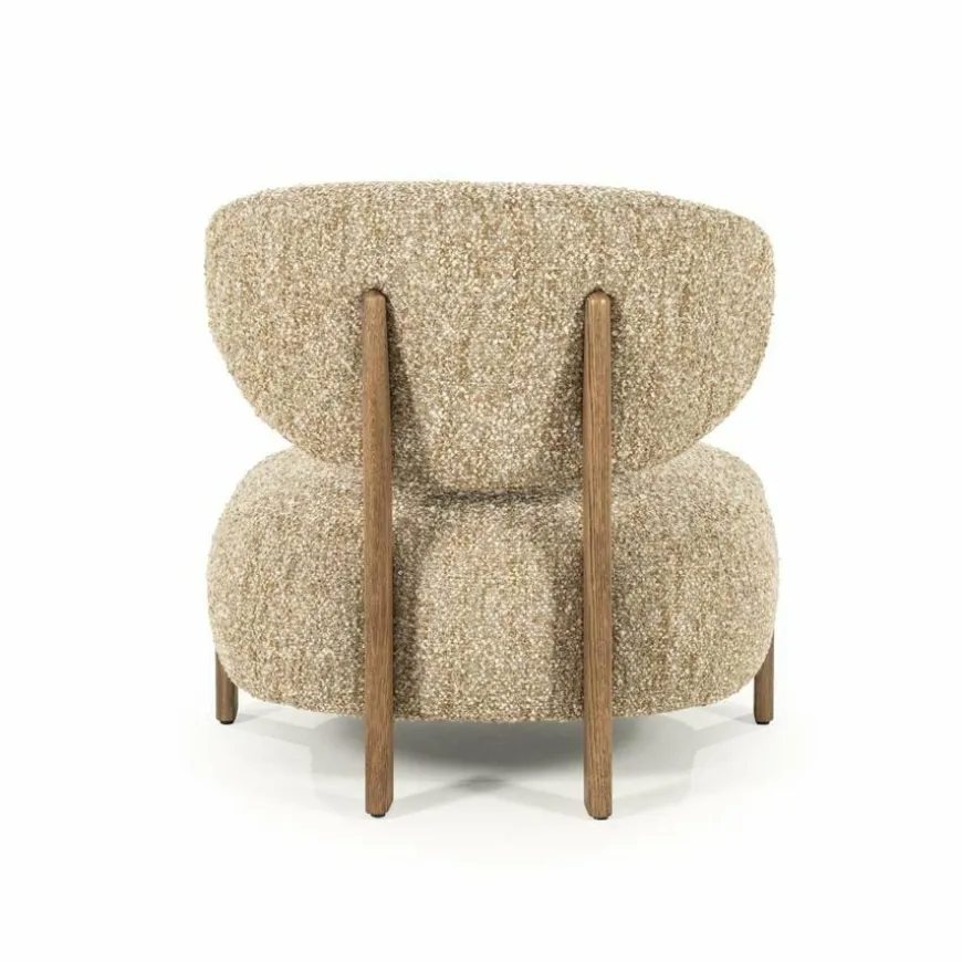 Eleonora Fauteuil Reza bruin - taupe Bay