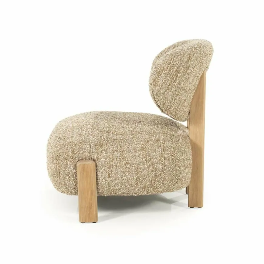 Eleonora Fauteuil Reza naturel - taupe Bay
