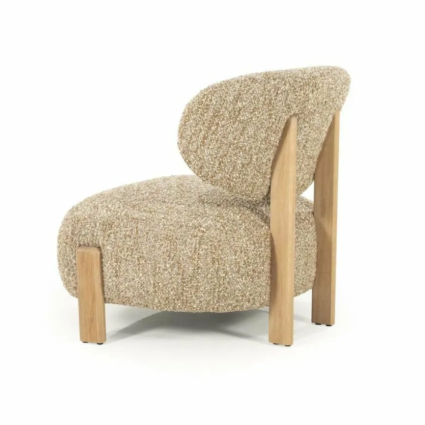 Eleonora Fauteuil Reza naturel - taupe Bay