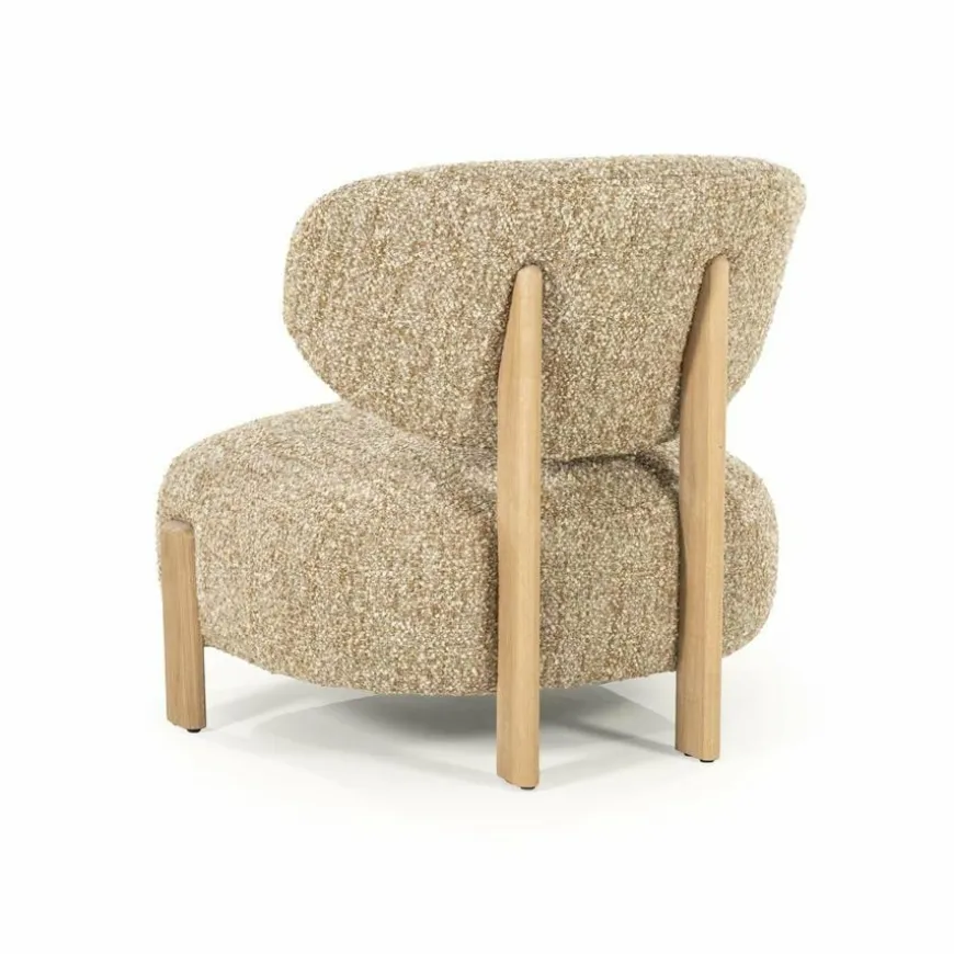 Eleonora Fauteuil Reza naturel - taupe Bay