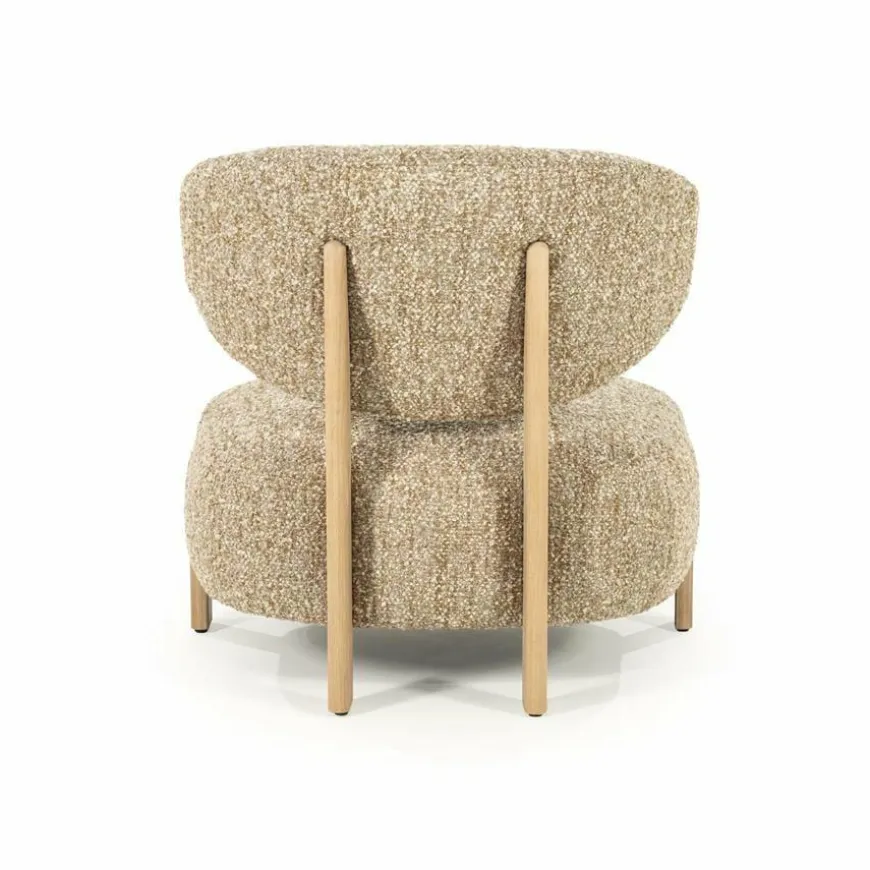 Eleonora Fauteuil Reza naturel - taupe Bay