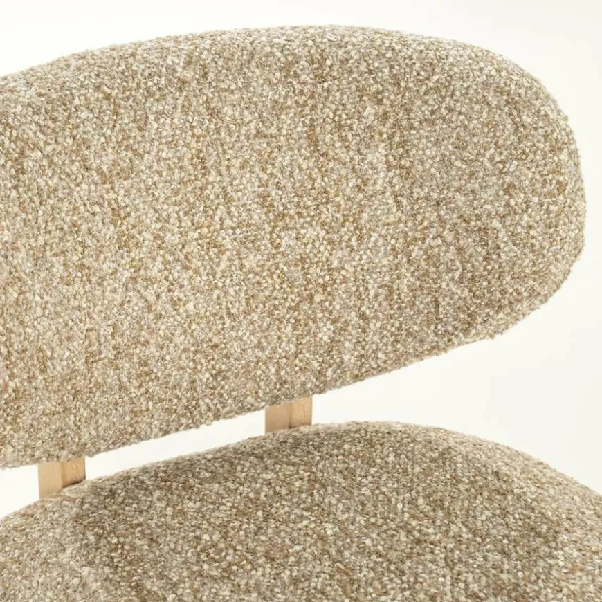 Eleonora Fauteuil Reza naturel - taupe Bay