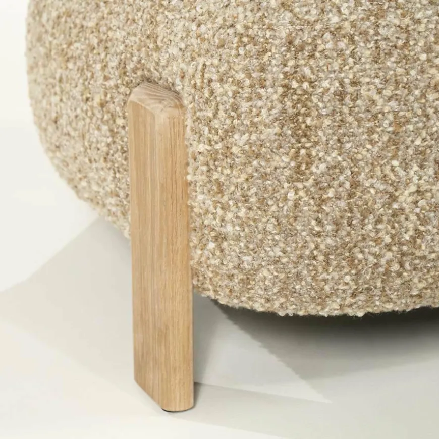 Eleonora Fauteuil Reza naturel - taupe Bay