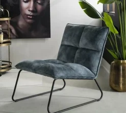 Eleonora Fauteuil Ruby - antraciet of blauw