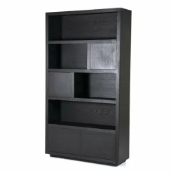 Eleonora Kabinet Helsinki 120x220cm 4-drs. - zwart