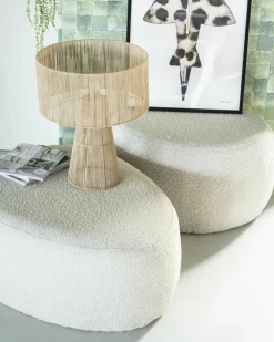 Eleonora Poef Liby groot - beige copenhagen