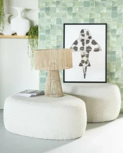 Eleonora Poef Liby groot - beige copenhagen