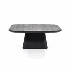 Eleonora Salontafel Aron vierkant 80x80 - zwart