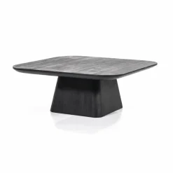 Eleonora Salontafel Aron vierkant 80x80 - zwart