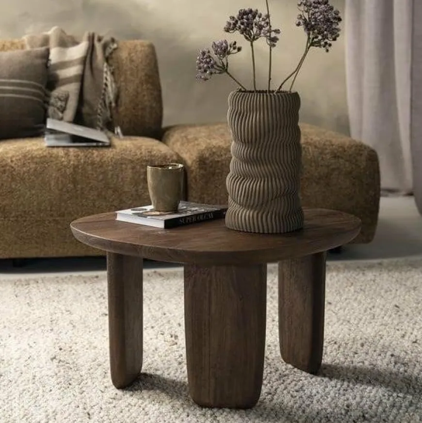 Eleonora Salontafel Maud small - lichtbruin
