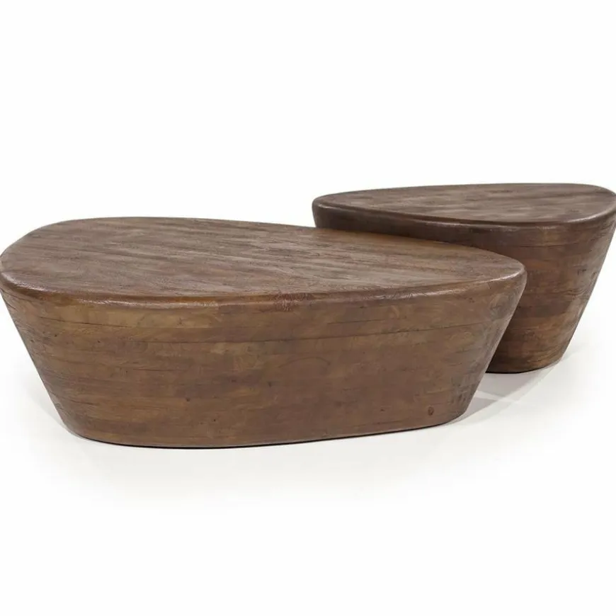 Eleonora Salontafel Mila 70x53x35 - bruin
