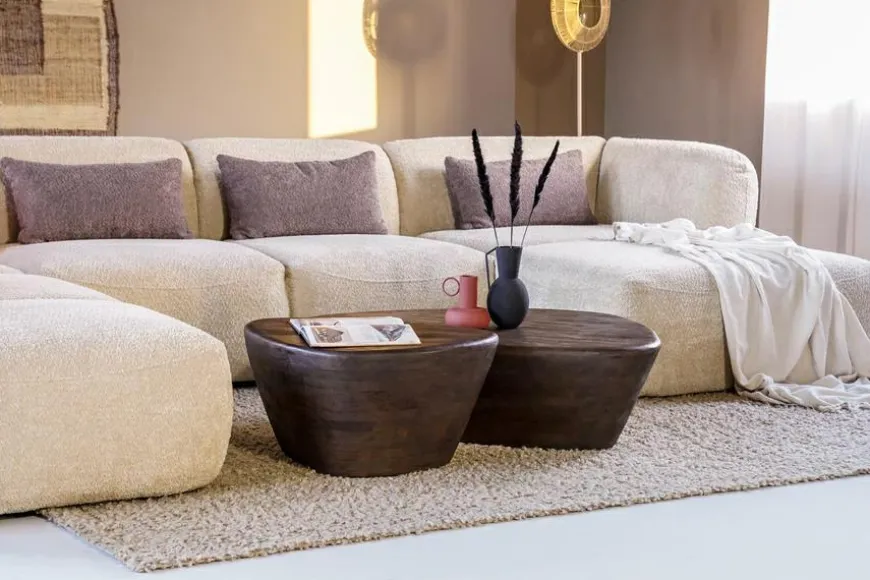 Eleonora Salontafel Mila 107x78x30 - zwart
