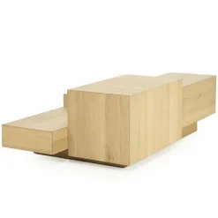 Eleonora Salontafel Quinten rechthoekig - naturel