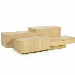 Eleonora Salontafel Quinten rechthoekig - naturel