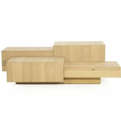 Eleonora Salontafel Quinten rechthoekig - naturel