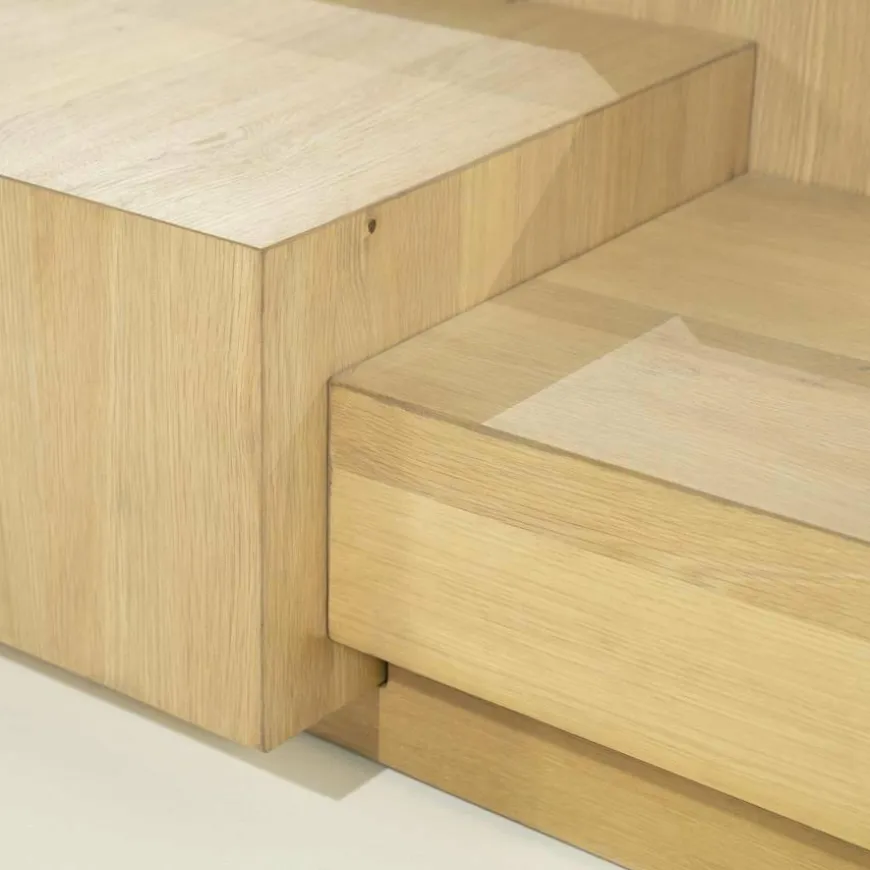 Eleonora Salontafel Quinten rechthoekig - naturel
