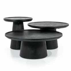Eleonora Salontafel Ron 66x39 - zwart