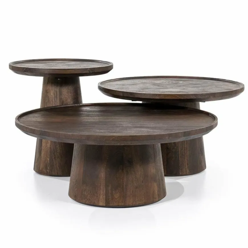 Eleonora Salontafel Ron 66x39 - bruin