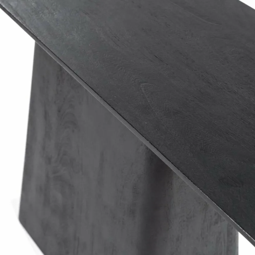 Eleonora Sidetable Aron 180x40 – zwart