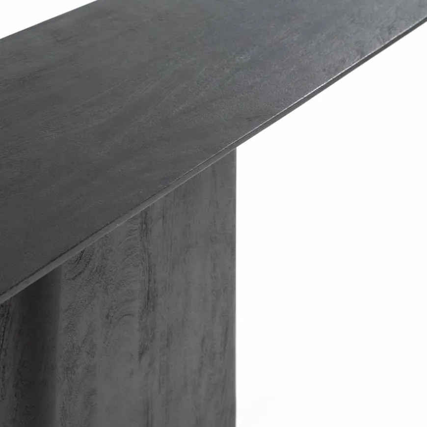 Eleonora Sidetable Aron 180x40 – zwart