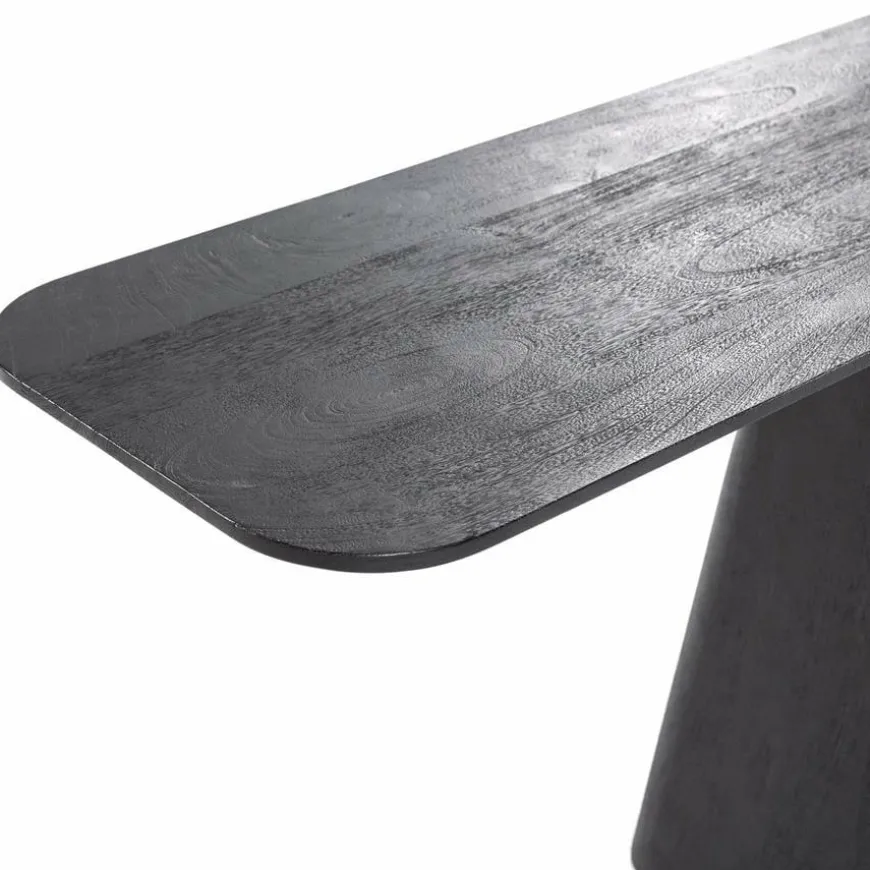 Eleonora Sidetable Aron 180x40 – zwart