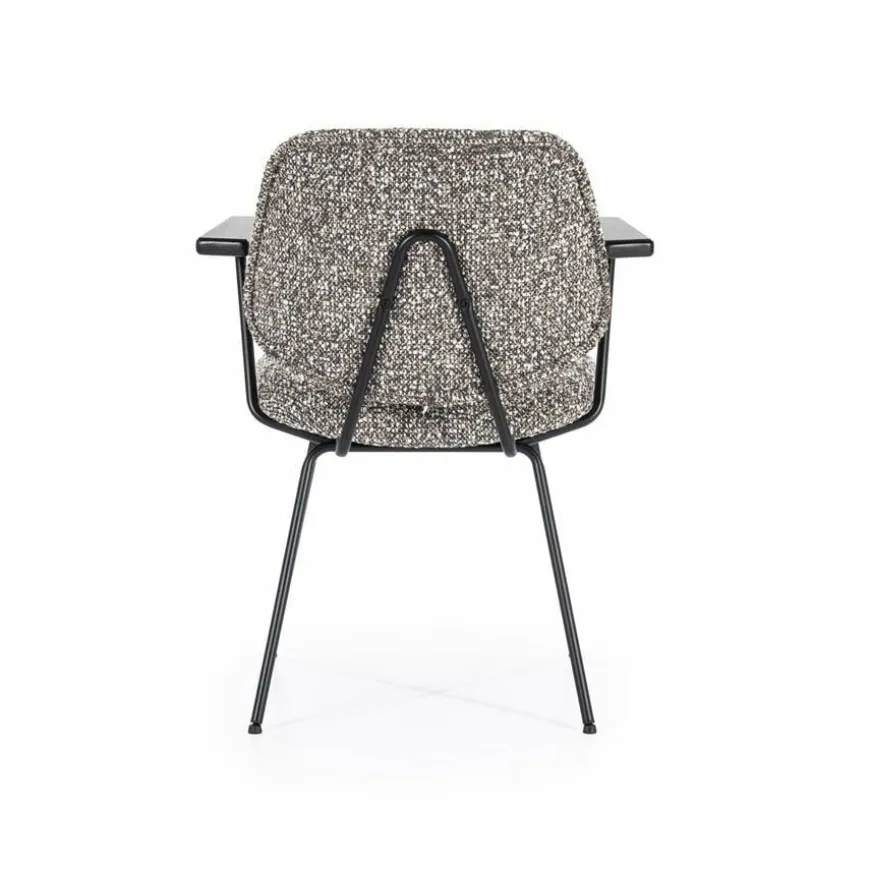 Eleonora Stoel Jon met arml - taupe Maywood