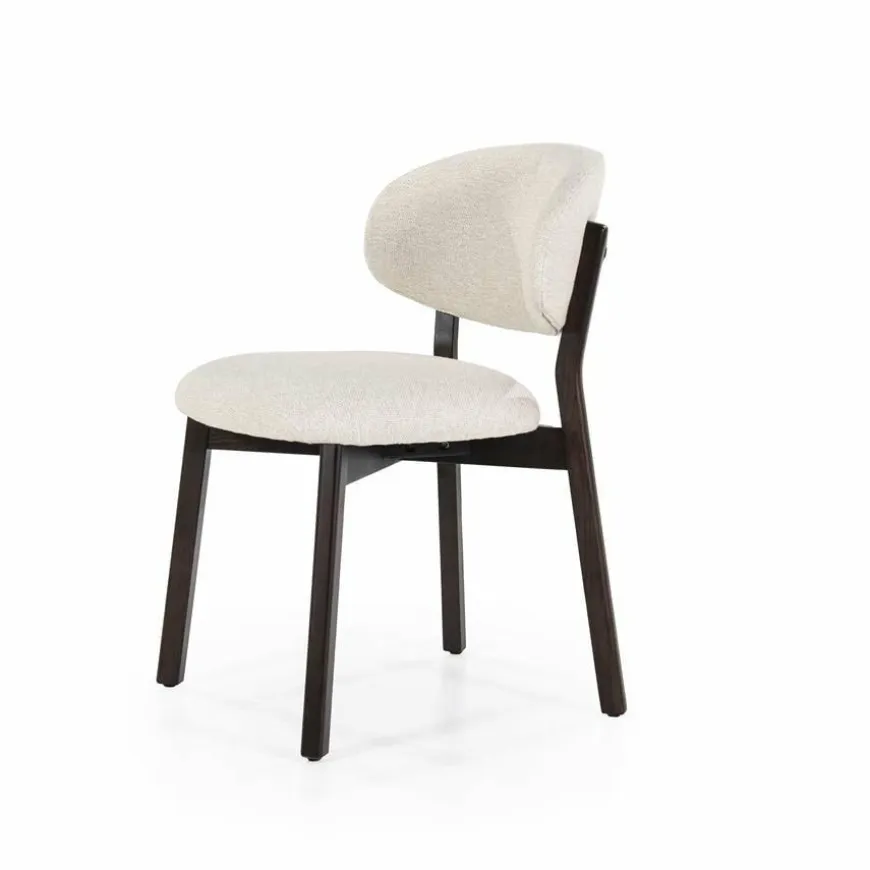 Eleonora Stoel Mikky bruin - beige Moon