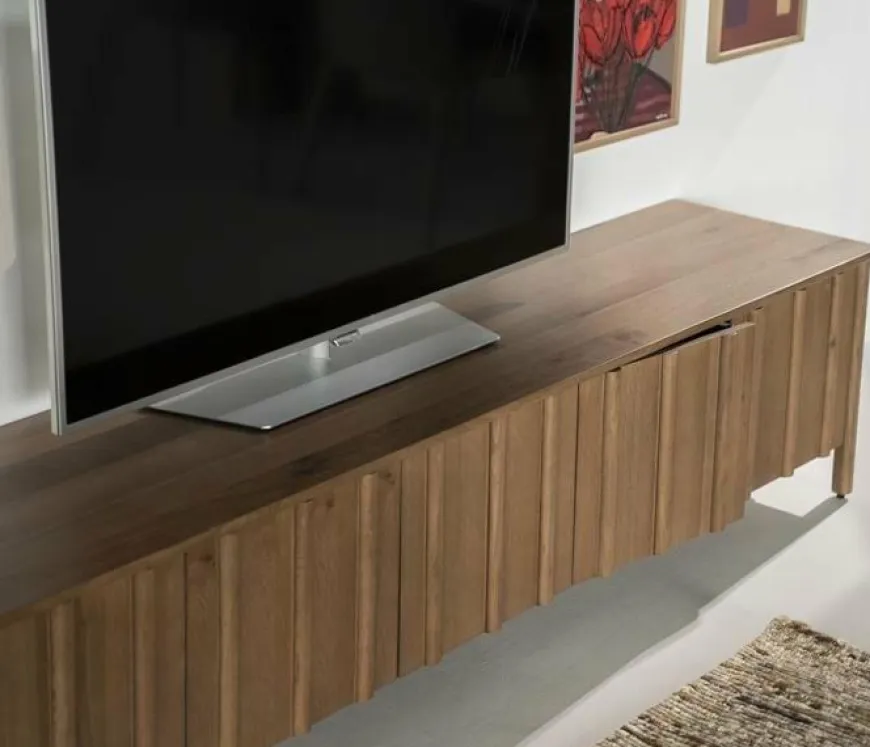 Eleonora TV meubel Jake 4 drs. - bruin