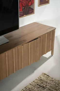 Eleonora TV meubel Jake 4 drs. - bruin