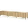 Eleonora TV meubel Jake 6 drs. - naturel