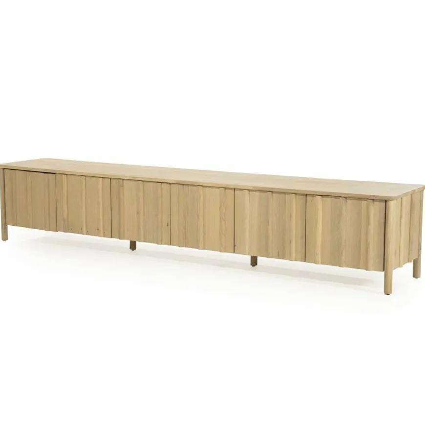 Eleonora TV meubel Jake 6 drs. - naturel