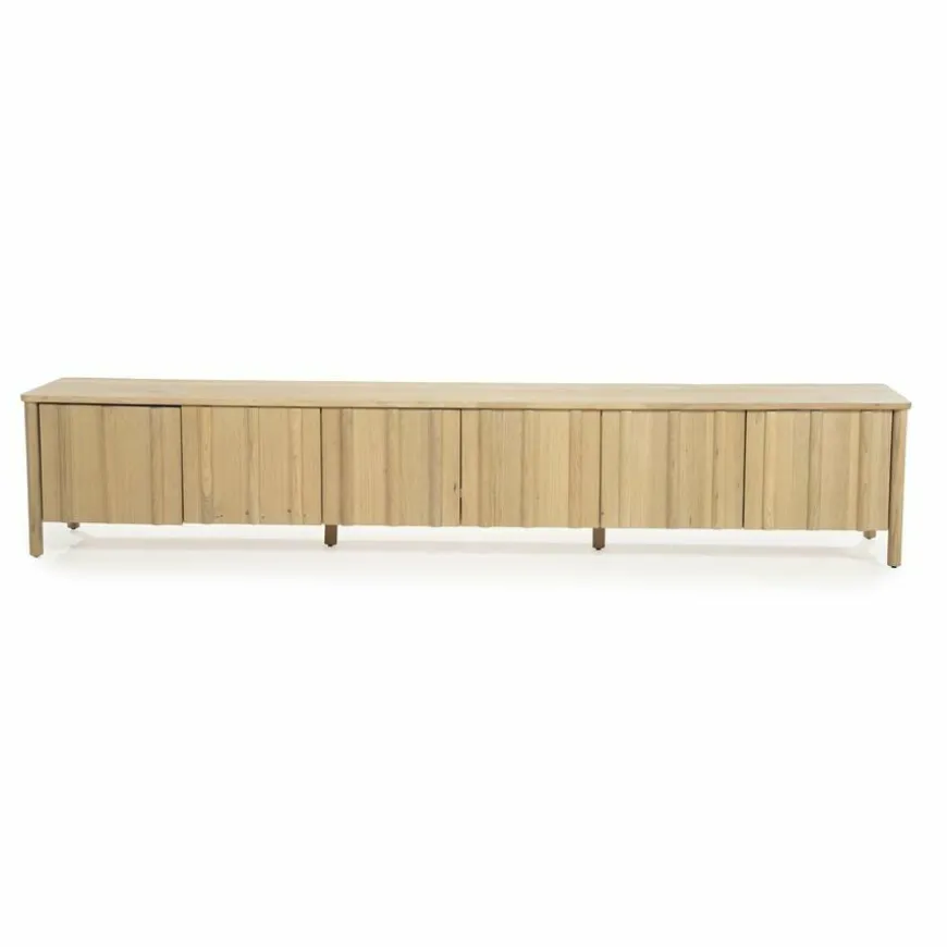 Eleonora TV meubel Jake 6 drs. - naturel