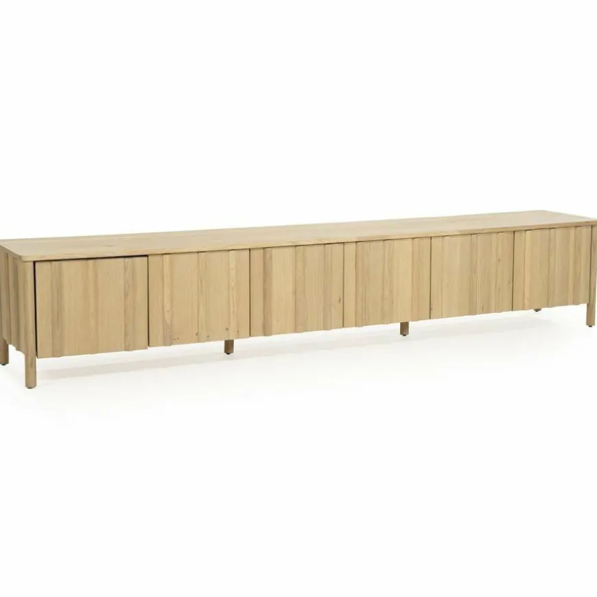 Eleonora TV meubel Jake 6 drs. - naturel