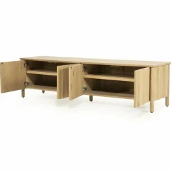 Eleonora TV meubel Jake 4 drs. - naturel