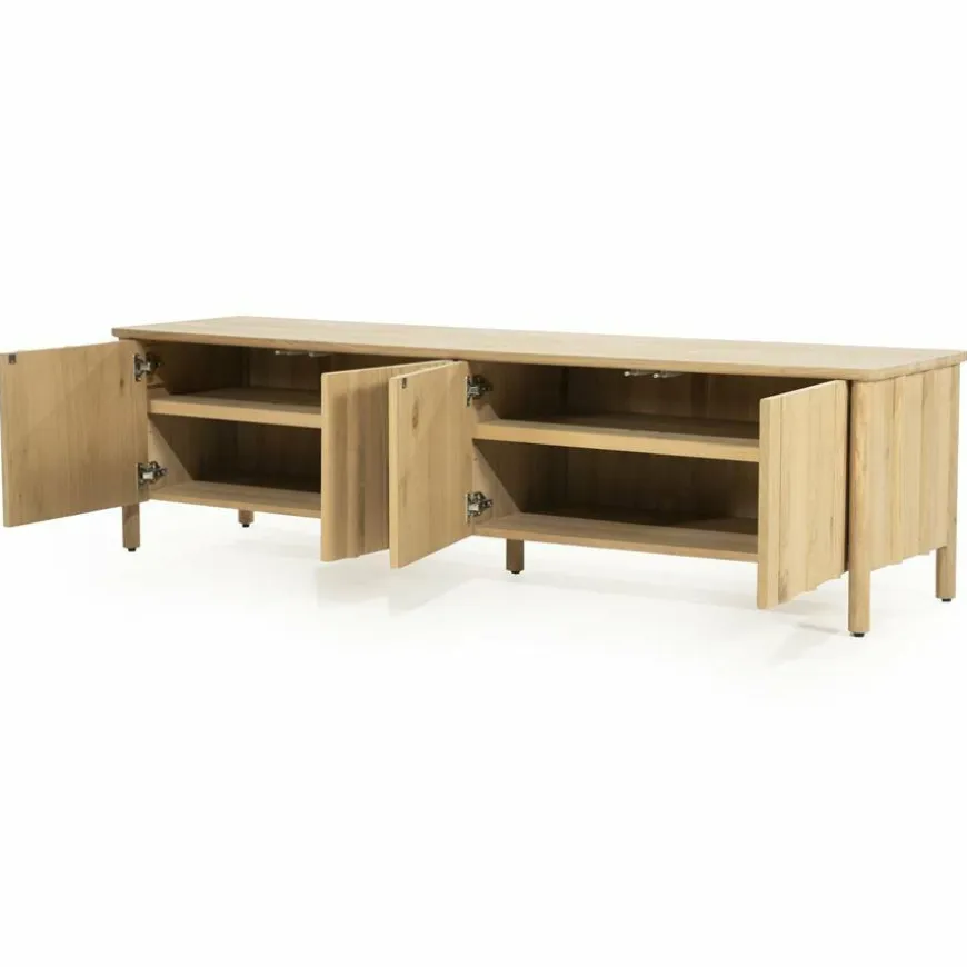 Eleonora TV meubel Jake 4 drs. - naturel