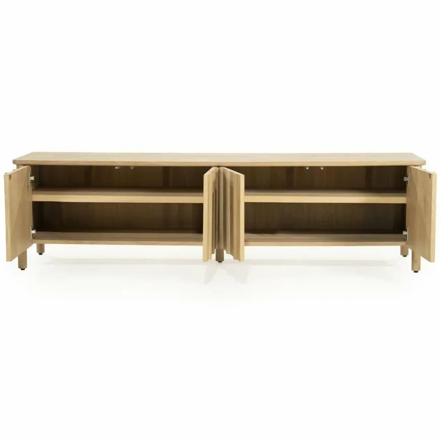Eleonora TV meubel Jake 4 drs. - naturel