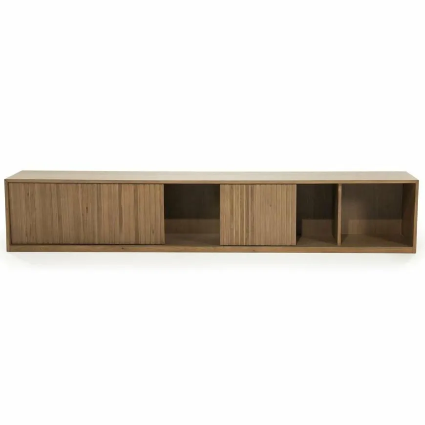 Eleonora TV meubel Milo 240 cm - bruin
