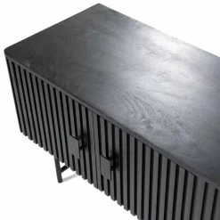 Eleonora TV meubel Remi 6-drs. - zwart