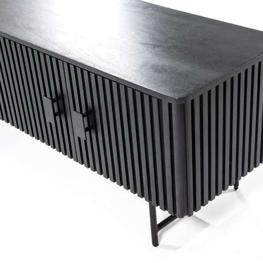 Eleonora TV meubel Remi 6-drs. - zwart