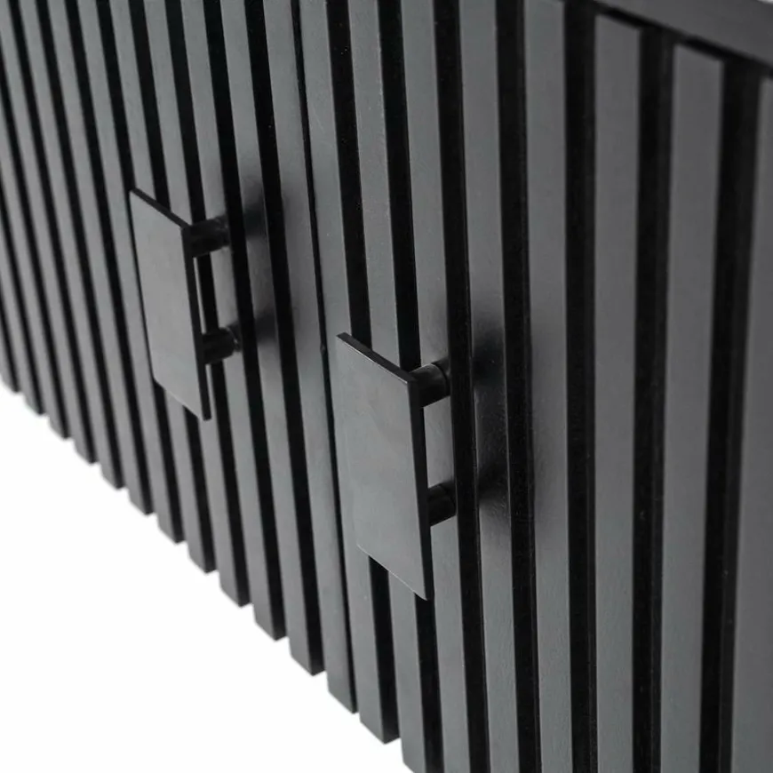 Eleonora TV meubel Remi 6-drs. - zwart