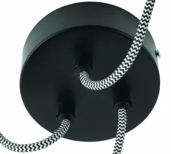 Good&Mojo Hanglamp Amazon recycled autoband met 3 kappen zwart L