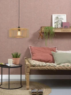 Good&Mojo Hanglamp Bromo bamboe Ø 40 naturel S