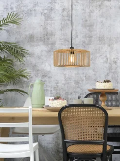 Good&Mojo Hanglamp Bromo bamboe Ø 40 naturel S